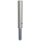 Stainless steel post |  154 mm | removable, with triangular locking mechanismacc. with DIN 3223, self-engaging lockwith hot-dip galvanized ground socket part-no. 470.10 | height above ground approx. 900 mm